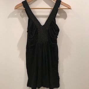Knit Macrame Tank Top